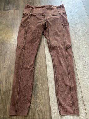 lululemon athletica Brown High-Rise Leggings